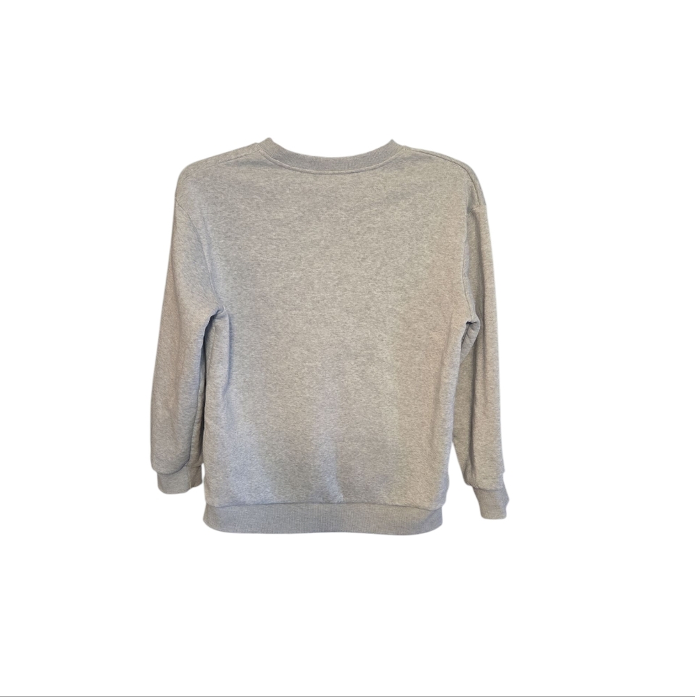 Women's Gray Holidays HalloThanksMas Sweatshirt Size M - Picture 2 of 5